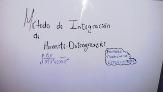 Integración con el MÉTODO de HERMITEOSTROGRASDKI II Trabajo de Unive rsidad [upl. by Thema925]