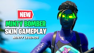 NEW Minty Bomber Skin Gameplay  Fortnite Minty Legends Pack Minty Brite Bomber [upl. by Sadowski]