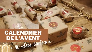 Tuto  Calendrier de lavant personnalisé  40 IDÉES DE CADEAUX [upl. by Enileve911]