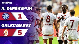 Adana Demirspor 15 Galatasaray I Maç Özeti I Trendyol Süper Lig 4 Hafta galatasaray gs [upl. by Tnomal]