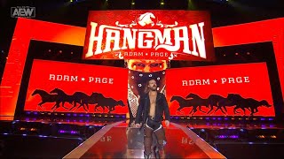 quotHangmanquot Adam Page Entrance  AEW Collision January 13 2024 [upl. by Eive]