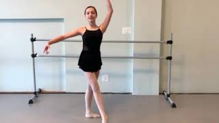 Ballet Positions Croise Devant and Quatrieme Devant a basics tutorial by Isabella for Metronome [upl. by Notniv]