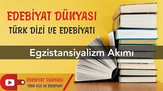 EGZİSTANSİYALİZM AKIMI I Konu Anlatım I Edebiyat Dünyası I Serkan Hoca [upl. by Heck607]