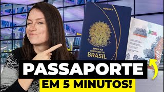 PASSAPORTE BRASILEIRO 2024 COMO FAZER EM 5 MINUTOS Passo a passo documentos preços [upl. by Aztinad]