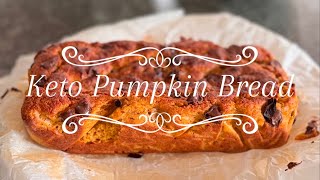 The most delicious low carb keto pumpkin bread recipe [upl. by Alenairam]