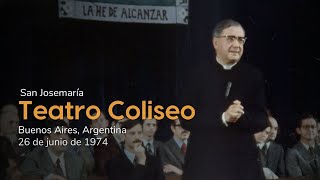 Un encuentro con san Josemaría en Argentina 1974 [upl. by Imiaj964]