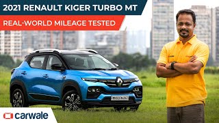 Renault Kiger Mileage Tested  Turbo Manual RealWorld Efficiency and Performance Figures  CarWale [upl. by Ynattir988]