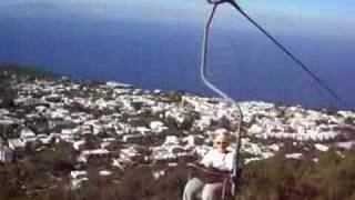 Chair lift above AnaCapri [upl. by Gudren]