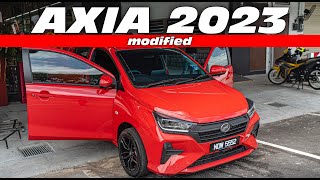 2023 Perodua Axia MODIFIED for GIVEAWAY  Super Power Car Accessories [upl. by Quintin409]