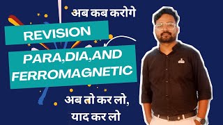 Paramagnetic diamagnetic and ferromagnetic properties ByManish sir [upl. by Dympha644]