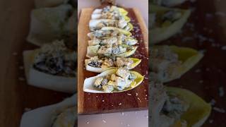 Southwest Chicken Salad Endive Bites lunch recipe cooking [upl. by Flavian]