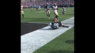 Jalen Coker catches for a 18yard Gain vs New Orleans Saints [upl. by Alleyn]