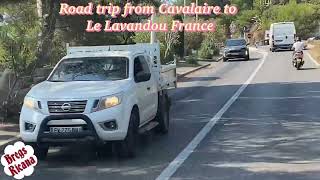 13 minutes no copyright music with the road trip from Cavalaire to Le Lavandou France [upl. by Terti]