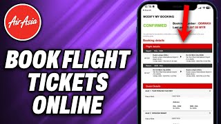 How To Book Flight Tickets Online AirAsia 2024  Quick Help [upl. by Froehlich641]