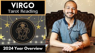 VIRGO Tarot Reading 2024 Year Overview [upl. by Alaikim]