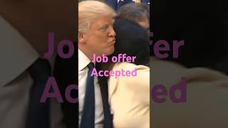 Joe rogan reacts to Trump making a job offer at press conference [upl. by Adliwa379]