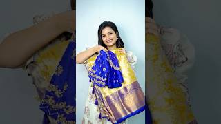 GRWM for bridesmaid look 😍❤️ explore styling fashion saree jewellery trending reels trend [upl. by Asetal16]