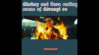 Akshay and Sara 💔 Ending Scene in Atrangi re 😢 [upl. by Starks]