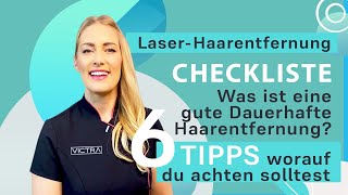 Checkliste Dauerhafte Haarentfernung 6 wichtige Tipps [upl. by Nessim612]