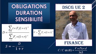 MARCHÉ DES OBLIGATIONS DURATION SENSIBILITÉ [upl. by Aicatsal]