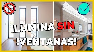 Cómo ILUMINAR y VENTILAR una casa SIN VENTANAS [upl. by Enailil]