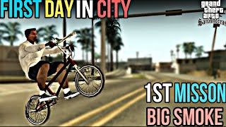 first day in city  GTA San Andreas gameplay 1  casual noob [upl. by Piks79]