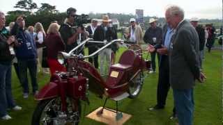 Pebble Beach 2012 1922 Megola Touring Motorcycle  Jay Lenos Garage [upl. by Hars]