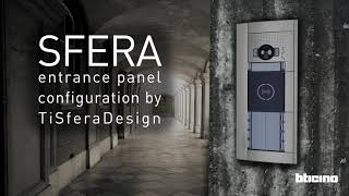 How to configure the Bticino SFERA entrance panel with push buttons and proximity reader [upl. by Yar]