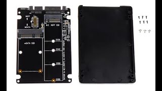 M2 Sata to Sata3 25quot SSD Adapter [upl. by Nike632]