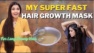 My Super Fast Hair Growth Mask For Long Hair  Ghazal Siddique [upl. by Ardnod]