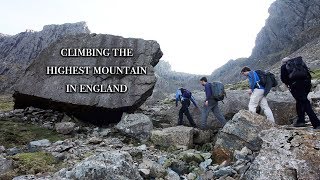 Climbing The Highest Mountain In England  Scafell Pike And The Corridor Route [upl. by Kistner]