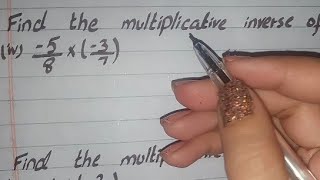 Find the Multiplicative Inverse of the 58×37 [upl. by Jarvey384]