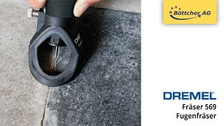 Fräser Dremel 569 Fugenfräser 32mm [upl. by Atiuqer]