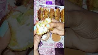 Recipe of Cheesy Potatoes Bread Roll shorts yshorts navratrispecial nehalifestylevlog [upl. by Nitsyrk]