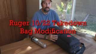 Ruger 1022 Takedown Bag Modification [upl. by Otila640]