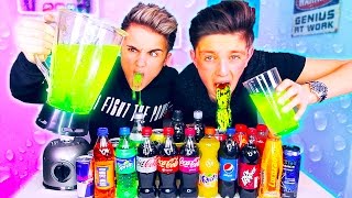 FIZZIEST DRINK IN THE WORLD CHALLENGE With Morgz GONE WRONG Coke Sprite RedBull amp MORE [upl. by Rezzani66]