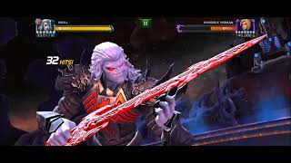 Knull with quotUnparalelled Buffsquot bonus buff vs Raid Invisible Woman  dmg cap 12 [upl. by Araas]