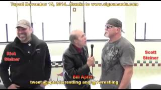 STEINER BROTHERS INTERVIEW TURNS OUTRAGEOUS MEMPHIS FANS TAKE NOTE THE APTER CHAT [upl. by Tteltrab467]