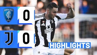 Empoli vs Juventus Highlights Lega Serie A 2425 [upl. by Sira]