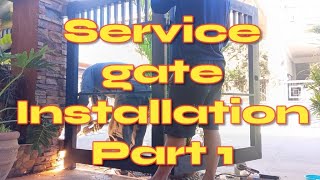 Service Gate Installation Part 1 [upl. by Sehguh]