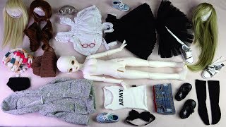 구체관절인형 블루페어리 올리브 개봉후기Ball Jointed Doll Blue Fairy Olive Box openingdress up dollかわいい球体関節人形asmr 4K [upl. by Giralda]