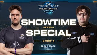 ShoWTimE vs SpeCial PvT  Group A Elimination  2019 WCS Global Finals  StarCraft II [upl. by Enail]