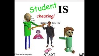 Baldi basics The Student is cheating to beat Baldi edition baldi basics mod [upl. by Marja]