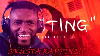 HE RAPPING RAPPNG Skusta Clee  Testing Official Video Prod by FlipD REACTION [upl. by Kery504]