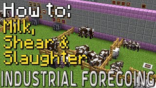 How to Industrial Foregoing  Husbandry Minecraft 1201 [upl. by Meador]