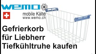 Körbe Gefriertruhe Liebherr Einhängekorb Korbeinsatz Drahtkorb zu verkaufen Lagershop Tiefkühltruhe [upl. by Repinuj479]