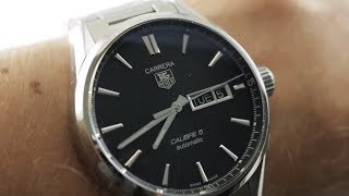 TAG Heuer Carrera DayDate WAR201ABA0723 TAG Heuer Watch Review [upl. by Raybourne]