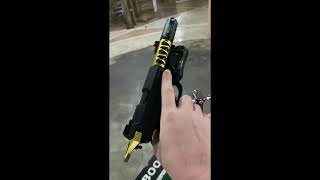 AAP01 Airsoft Gold Match Custom  Acetech BIFROST Rainbow Tracer full auto feeding test [upl. by Remled]