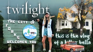 VISITING TWILIGHT MOVIE LOCATIONS 🌲✨⚾️ Forks Washington vlog [upl. by Lyon]