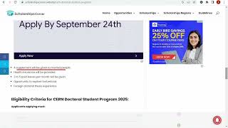 CERN Doctoral Student Program 2025 in Meyrin Switzerland  Fully Funded [upl. by Alyda]